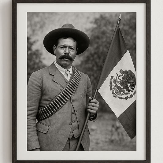 Pancho Villa Revolutionary Hero Portrait Print